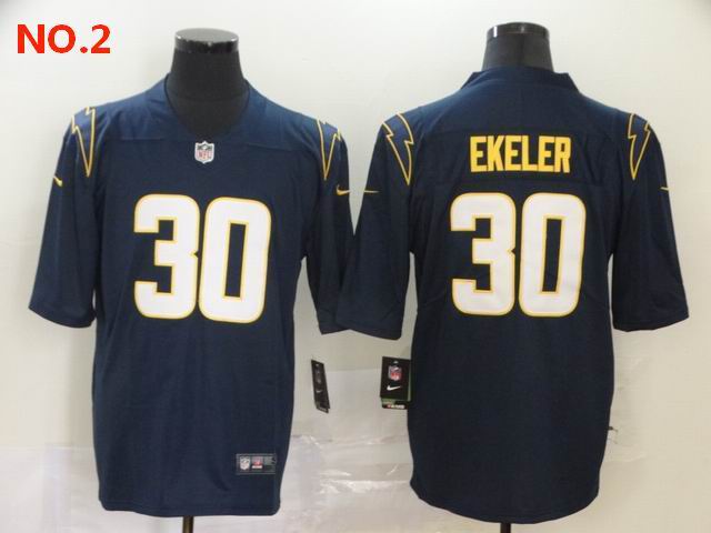 Men's Los Angeles Chargers #30 Austin Ekeler Jersey NO.2;